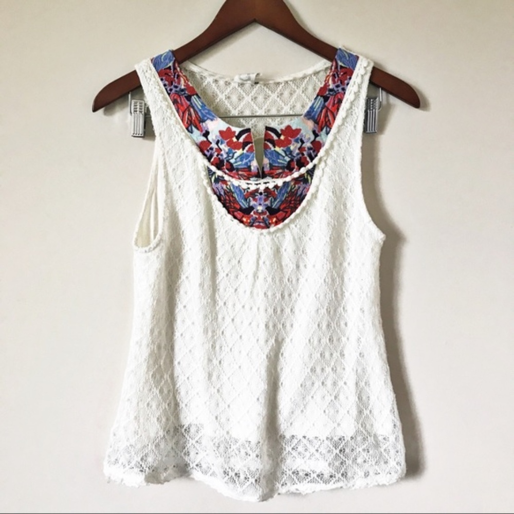 ANTHROPOLOGIE Akemi + Kin Embroidered Tank - Picture 3 of 6